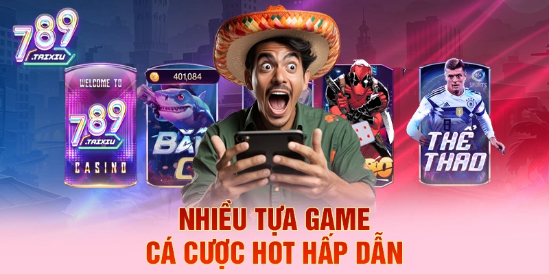 Đa dạng tựa game cá cược tại c88